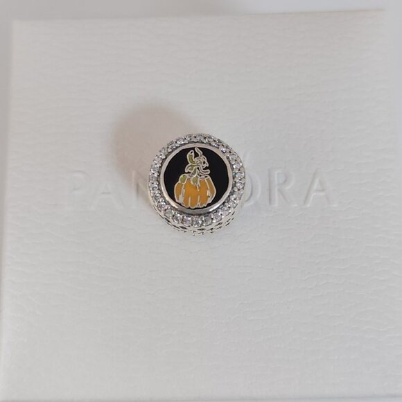 Pandora Silver and Orange Charm Bracelet - Picture 11 of 11